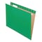 Pendaflex Colored Hanging Folders, Letter Size, 1/5-Cut Tab, Bright Green, 25PK 81610 - alternate 1